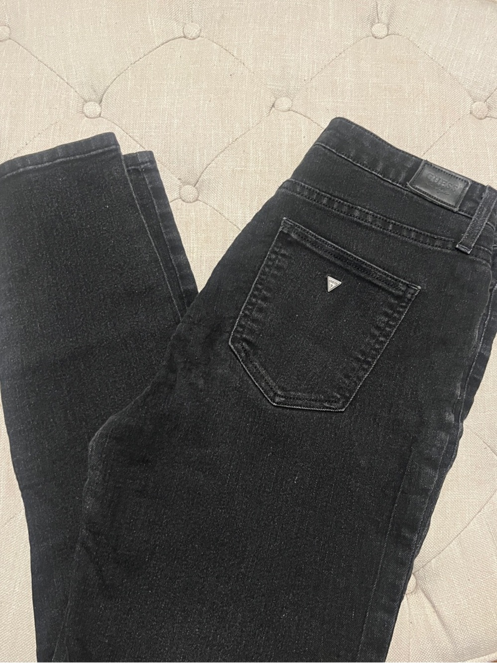 Guess Black Slim Denim Jeans sz 30x29